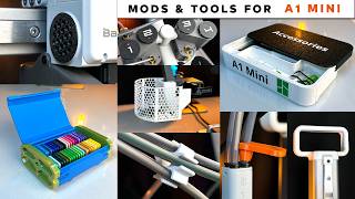 Enhance your Bambu Lab A1 with these mods amp tools 3dprinting [upl. by Ecinehs226]