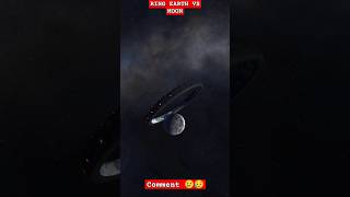 Moon vs Ring earth 🌎 space earth shortsvideo [upl. by Ymot]