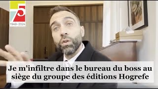 Je minfiltre dans le bureau du Boss au siège des éditions Hogrefe [upl. by Etnovad]