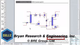 BRE 101  Exercise 3 Simple MDEA Sweetening Unit Part 2 of 2 [upl. by Dann]