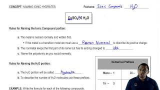 Rules for Naming Ionic Hydrates [upl. by Mandi]