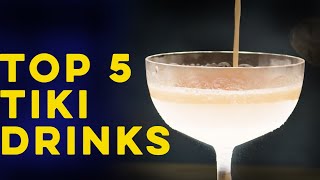 Top Five Tiki Drinks  How to Drink [upl. by Irrahs766]