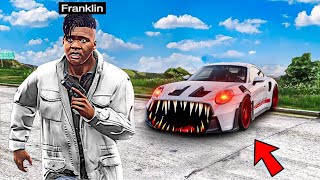 GTA 5  CURSED CAR Chased Franklin😨 [upl. by Decamp740]