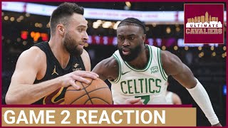 CLEVELAND CAVALIERS VS BOSTON CELTICS GAME 2 INSTANT REACTION [upl. by Attekal]