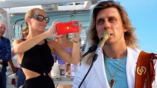 Crowded Yacht Starts to Film When I Play The Greatest Song Ever Written [upl. by Lou]