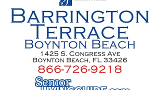 Barrington Terrace  Boynton Beach 1425 S Congress Ave Boynton Beach FL 33426 8667269218 [upl. by Jannery]