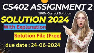 Cs402 Assignment 2 Solution 2024 cs402 assignment [upl. by Kit]