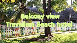 BBALCONY VIEW OF TRAVELLERS BEACH HOTEL amp CLUB BAMBURI MOMBASA KENYA Staycation Vlog Dec 2024 [upl. by Nisse963]