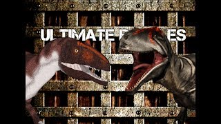 Ultimate Battles Saurophaganax vs Tyrannotitan [upl. by Ikey231]