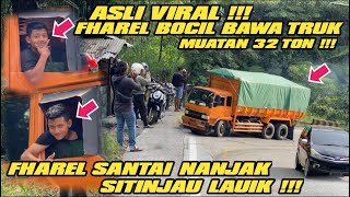 Semua Orang Merekam  Fharel Bocil Gantikan Sopir Bawa Truk Muatan 32 Ton di Sitinjau Lauik [upl. by Ardnic]