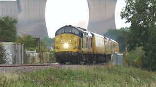 37175 37254 Willington 1Q42 Derby RTC Derby RTC via the North West 27th August 2024 [upl. by Yorick816]