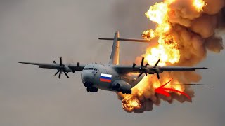 Today 5 Russian C130 aircraft carrying 15000 pieces of combat equipment were blown up in Ukraine [upl. by Billmyre859]