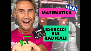 MATEMATICA RADICALI radicali esercizi proprietà dei radicali radicali espressioni [upl. by Durst903]