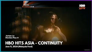 HBO Hits Asia  Continuity June 11 2024 [upl. by Mecke84]