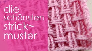 Stricken mit eliZZZa  Zwei in einem  Strickmuster FlechtWabenmuster [upl. by Nooj]