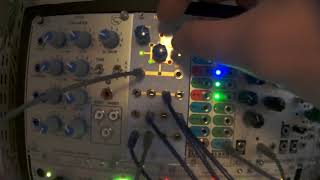 Nonlinearcircuits HyperChaos Deluxe eurorack modular synth [upl. by Kirima300]