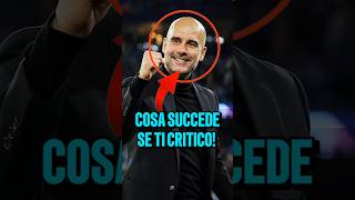 Cosa succede se rispondi a Guardiola😱🔥 calcio [upl. by Masera]