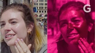 UV Camera Reveals The Best Way to Apply Sunscreen to Your Face  Gizmodo [upl. by Damales]