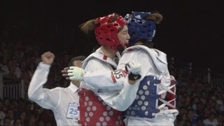 Hwang Kyung Seon KOR Wins Taekwondo 67kg Gold  London 2012 Olympics [upl. by Linis]