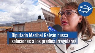 Predios irregulares en comunidades rurales de Fresnillo Diputada Maribel Galván busca soluciones [upl. by Edorej]