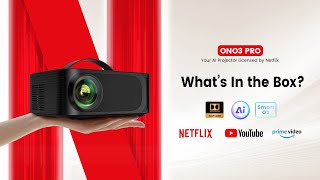 Unboxing of ONO3 PRO Netflix Projector [upl. by Arinayed]