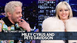 Pete Davidson Might Make His Singing Debut at Miley Cyrus’ New Year’s Eve Party  Tonight Show [upl. by Kin]