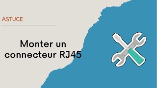 Comment monter un connecteur RJ45 [upl. by Aniz]