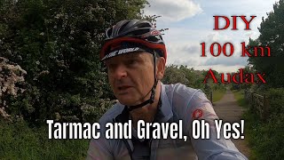 My First 100 km DIY Audax Tarmac and Gravel Ride  Lifting My Spirits [upl. by Eissehc]