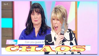 ITV Loose Women chaos as Ruth Langsford loses control of suggestive vibrating gadget [upl. by Renraw]