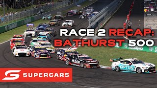 Race 2 Recap  Thrifty Bathurst 500  2024 Repco Supercars Championship [upl. by Turtle]