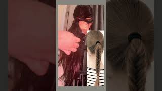 Fishtail hairstyle tutorial quick easyhairstyles [upl. by Weibel]