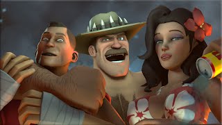 SFM WAR OF THE COMMUNITIES TF2 VS FORTNITE Remastered [upl. by Deragon892]