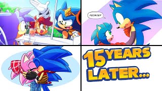 1 HOUR of Sonic 15 Years Later  Sonic Comic Dub MEGA COMP [upl. by Lletnwahs121]