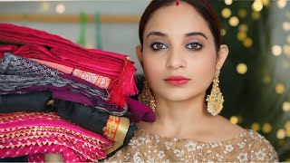 Amazon Saree Haul  Festive Saree  Partywear Saree  Saree Haul  Amazon Haul [upl. by Ecneps]