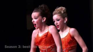 DANCE MOMS BEST AND WORST TRIOS [upl. by Vipul]