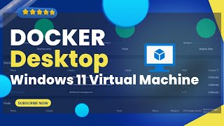 Install Docker Desktop Windows 1011 Virtual Machine [upl. by Janis]