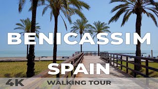 4K Benicassim Spain  Walking Tour 2022  Costa del Azahar 2022 [upl. by Notsirhc46]