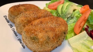 CROQUETAS DE ATÚN  Facil y Deliciosas   DESDE MI COCINA by Lizzy [upl. by Langan]