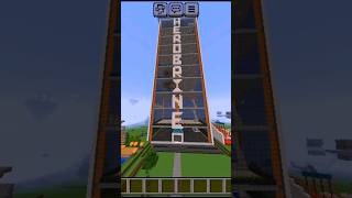 I Build Herobrine Smp Tower  Herobrine Smp shorts youtubeshorts minecraft viral herobrinesmp [upl. by Didi]