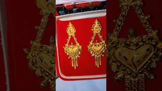 Beutiful god earrings ❤️  gold  jwellery  kaner [upl. by Gussie]