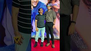 Amir Khan Poses With Eldest Son Junaid At A Film Premiere  Bollywood News  N18S shorts viral [upl. by Orthman]