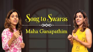 Song to Swaras  Maha Ganapathim  Pratibha Sarathy eartraining songtoswaras [upl. by Lacombe]