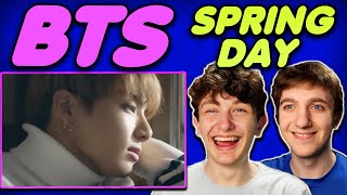 BTS  Spring Day MV REACTION [upl. by Nivle]