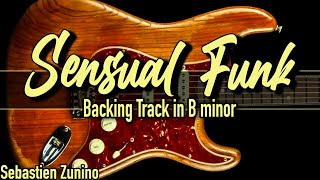 Sensual Funk Groove Guitar Backing Track in B minor  SZBT 1044 [upl. by Lareneg]