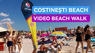 2022 Plaja COSTINESTI BEACH 4K Video Beach Walk Most Magnificent Beaches ConstantaRomania [upl. by Poppy]