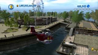 LEGO City Undercover Wii U  LEGO City Flyover Aerial Tour of LEGO City [upl. by Gassman]