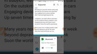 quotSojournerquot song [upl. by Matthia]