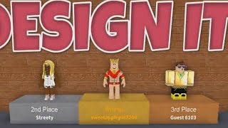 ROBLOX DESIGN IT [upl. by Ailema]