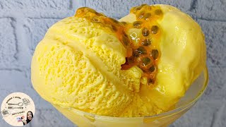 HELADO DE MARACUYÁ CON SOLO 4 INGREDIENTES quotLA RECETA MAS FÁCIL QUE ENCONTRARAS PARA VENDER HELADOquot [upl. by Four]