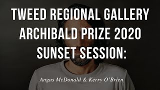 ARCHIBALD PRIZE 2020 ANGUS MCDONALD amp KERRY OBRIEN [upl. by Megen]